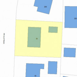 59 Charlotte Rd, Newton MA 02459-1707 plot plan