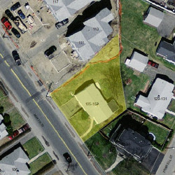 105 North St, Newton MA  02460-1008 aerial view