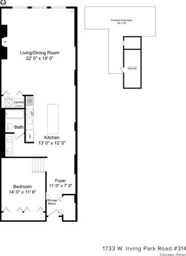 1733 Irving Park Rd, Chicago IL  60613-2500 exterior