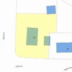 1094 Centre St, Newton MA 02459-1542 plot plan