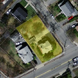 783 Watertown St, Newton MA 02465-2107 aerial view