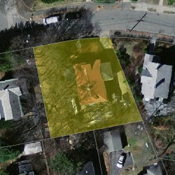 26 Hillside Rd, Newton MA 02461-1422 aerial view