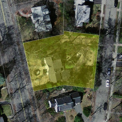 1342 Walnut St, Newton MA 02461-1850 aerial view