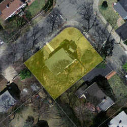 57 Crehore Dr, Newton MA 02462-1137 aerial view