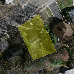 67 Brookline St, Newton MA 02467 aerial view