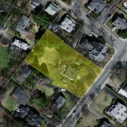 59 Grove St, Newton MA 02466-2316 aerial view