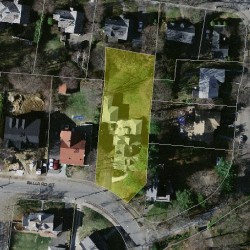 34 Ballard St, Newton MA 02459-1250 aerial view