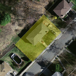 85 Louise Rd, Boston MA  02467-1914 aerial view