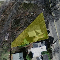 919 Walnut St, Newton MA 02461-1133 aerial view