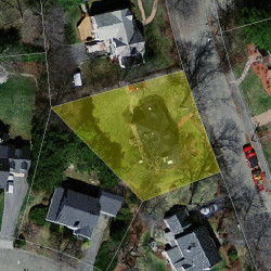 17 Wauwinet Rd, Newton MA 02465-2941 aerial view