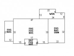 1169 Commonwealth Ave, Newton MA  02465-2908 floor plan