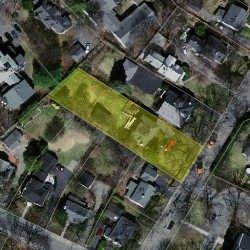 57 Hancock St, Newton MA 02466-2308 aerial view