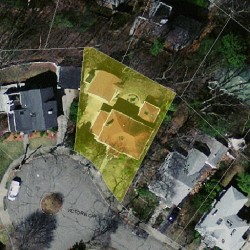 19 Victoria Cir, Newton MA  02459-1016 aerial view