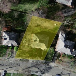 71 Stuart Rd, Newton MA 02459-1210 aerial view