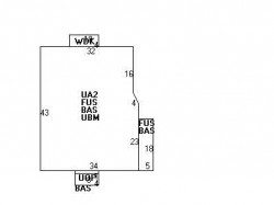 183 Tremont St, Newton MA 02458-2132 floor plan