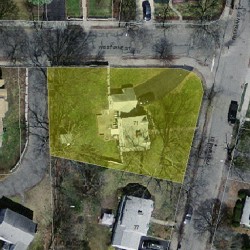 71 Freeman St, Newton MA 02466-1212 aerial view
