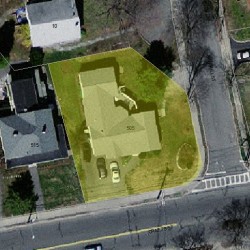 505 Crafts St, Newton MA 02465-1702 aerial view