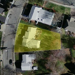 12 Redwood Rd, Newton MA 02459-3125 aerial view