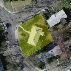 24 Great Meadow Rd, Newton MA 02459-2747 aerial view