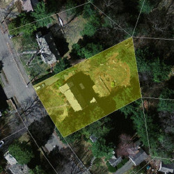 128 Dane Hill Rd, Newton MA  02461-2019 aerial view