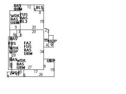 85 Ridge Rd, Newton MA  02468-2137 floor plan