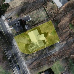 380 Winchester St, Newton MA  02461-2035 aerial view