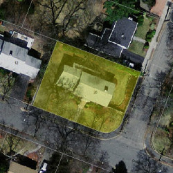 20 Chatham Rd, Newton MA 02461-1010 aerial view