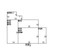 19 Roosevelt Rd, Newton MA 02459-2749 floor plan