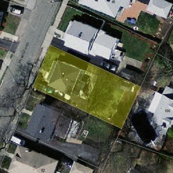 54 Falmouth Rd, Newton MA 02465-1125 aerial view