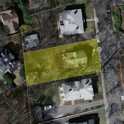 37 Gay St, Newton MA  02460-2248 aerial view