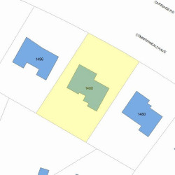 1488 Commonwealth Ave, Newton MA  02465-2832 plot plan