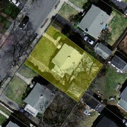 18 Arapahoe Rd, Newton MA 02465-2203 aerial view