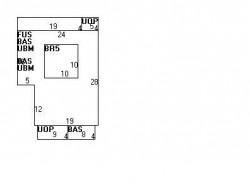 102 Los Angeles St, Newton MA  02458-1019 floor plan
