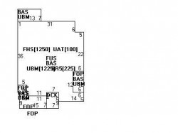 12 Billings Park, Newton MA  02458-2013 floor plan
