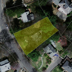 56 Devonshire Rd, Newton MA  02468-2213 aerial view