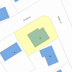 98 Morrill St, Newton MA 02465-1348 plot plan
