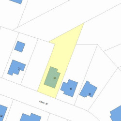 23 Carl St, Newton MA 02461-1905 plot plan