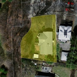 36 Champa St, Newton MA 02464-1225 aerial view