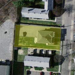 23 Rustic St, Newton MA  02458-1024 aerial view