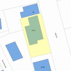 50 High St, Newton MA 02461-1939 plot plan