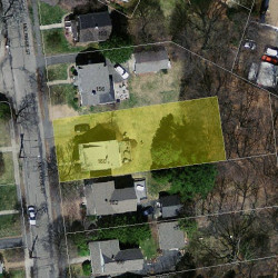 160 Melrose St, Newton MA 02466-1111 aerial view