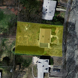 83 Fordham Rd, Newton MA 02465-1208 aerial view