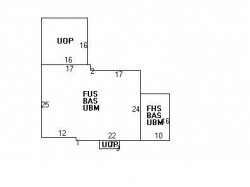 154 Oliver Rd, Newton MA  02468-2321 floor plan