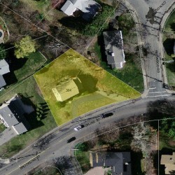 384 Brookline St, Newton MA 02459-3144 aerial view