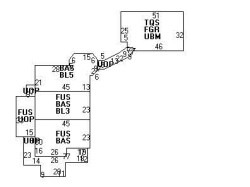185 Prince St, Newton MA  02465-2605 floor plan
