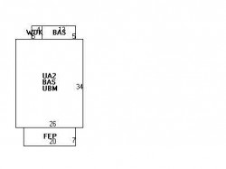 56 Freeman St, Newton MA  02466-1206 floor plan