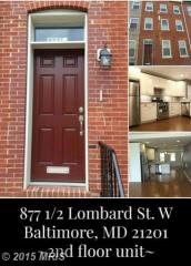 877 Lombard St, Baltimore MD  21201-1061 exterior