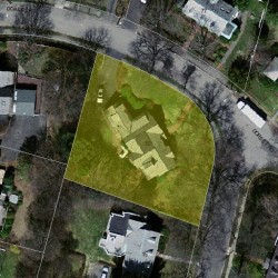 80 Dorset Rd, Newton MA 02468-1408 aerial view