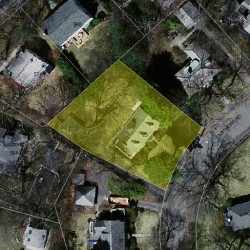 29 Ashmont Rd, Newton MA  02468-1202 aerial view