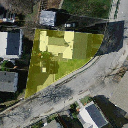 83 Los Angeles St, Newton MA 02458-1018 aerial view